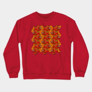 Escher fish pattern X Crewneck Sweatshirt